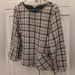 Habitat Windowpane Print Top